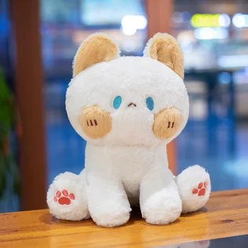 30 см Новейшая креативная белая плюшевая игрушка, подвеска с милой мягкой игрушкой в виде мини-кошки