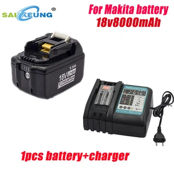 Профессиональная замена Аккумуляторной Батареи 18V 8000mAh Makita 18V Power Tool Battery 8.0AH BL1860 BL1850 BL1840 BL1835 BL1815