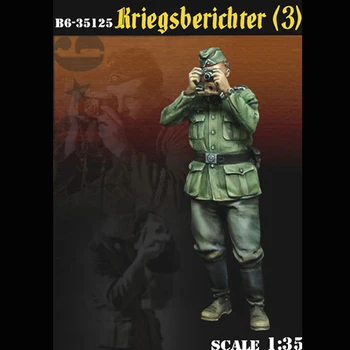 1/35 Kriegsberichter (3) Набор смол soldiers GK Военный предмет времен Второй мировой войны комбинация сцен Без покрытия, без цвета