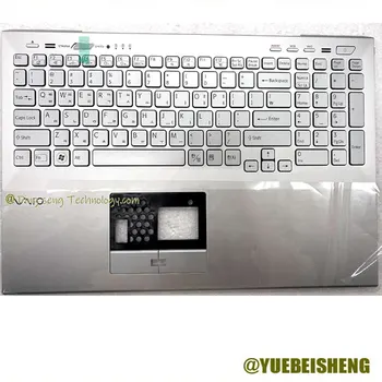 YUEBEISHENG New/org для SONY VPC-SE SE100C SE200C SE-113T SE41413N упор для рук KR корейская клавиатура верхняя крышка Серебристая