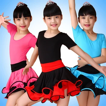 Платье для латиноамериканских танцев для девочек, современное танцевальное платье для девочек, танцевальная одежда для латиноамериканских девочек, костюмы для сальсы, танго, Ча-Ча-румбы