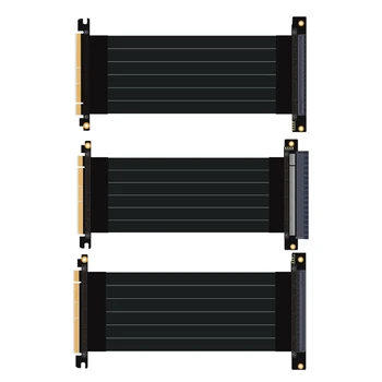 90/180/270 Градусов 25 см PCI-E X16 Удлинительный Кабель PCI Express Экранированный Удлинитель Full Speed 3.0 Riser для Видеокарты