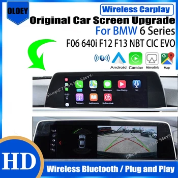 Беспроводной Адаптер Apple CarPlay Android Auto interface Камера Заднего Вида Для BMW 6 Серии F06 640i F12 F13 NBT CIC EVO