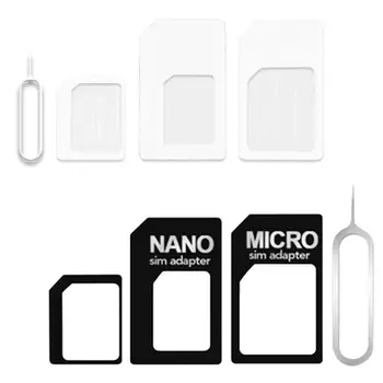 4 в 1 Преобразование SIM-карты в адаптер стандарта Micro для Iphone для Samsung 4G LTE USB беспроводной маршрутизатор Jy28 21 Прямая поставка