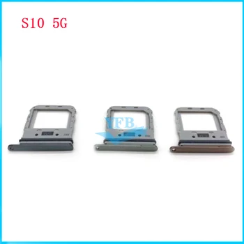 Лоток для держателя Sim-карты, лоток для Micro SD-карт для Samsung Galaxy S10, сменные адаптеры 5G