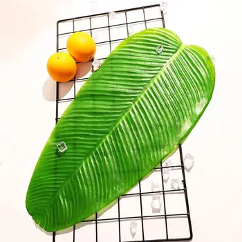 Искусственный лист, Цветостойкая имитация листа, легкий, долговечный, отличный декоративный, красивый искусственный банановый лист