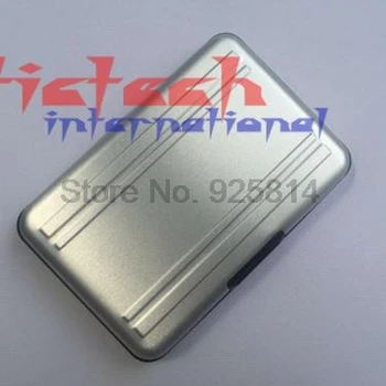 dhl или EMS 100шт портативный горячий серебряный держатель для карт Micro SD, чехол для карт памяти 8 solts для SD/SDHC/TF/Micro SD