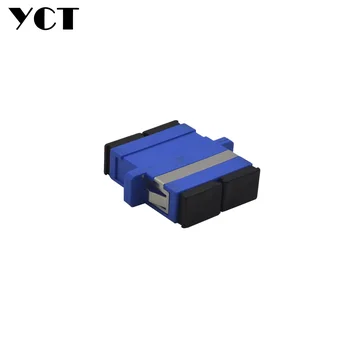 20ШТ SC однорежимный двухжильный оптоволоконный адаптер, двухшпиндельная волоконная перемычка, соединитель с косичкой, соединительный фланец, соединительная муфта для волокна YCT