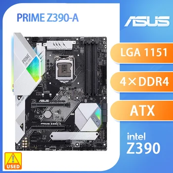 Z390 Материнская плата ASUS PRIME Z390-A LGA 1151 4xDDR4 Intel Z390 64 ГБ PCI-E 3,0 USB3.1 ATX Для процессоров 9/8-го поколения Corei9i7i5i3