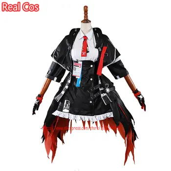 RealCos S-XL Игровой костюм для косплея Arknights Fiammetta, униформа для ролевых игр на Хэллоуин для женщин