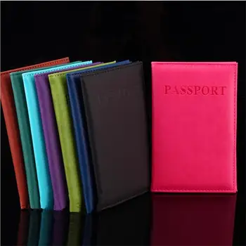 Новый многофункциональный чехол для паспорта из искусственной кожи, футляр для удостоверения личности, сумка для документов, защитный чехол для кредитной карты, кошелек