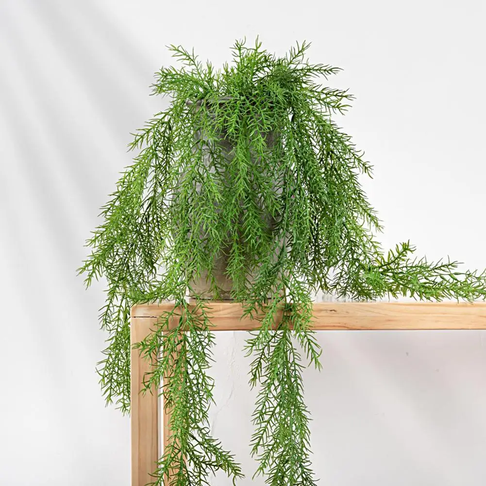 Имитация искусственного растения с длительным сроком службы, Неувядающее растение, Привлекательно Украшающее Подвесной Искусственный Ротанг на стене. 5