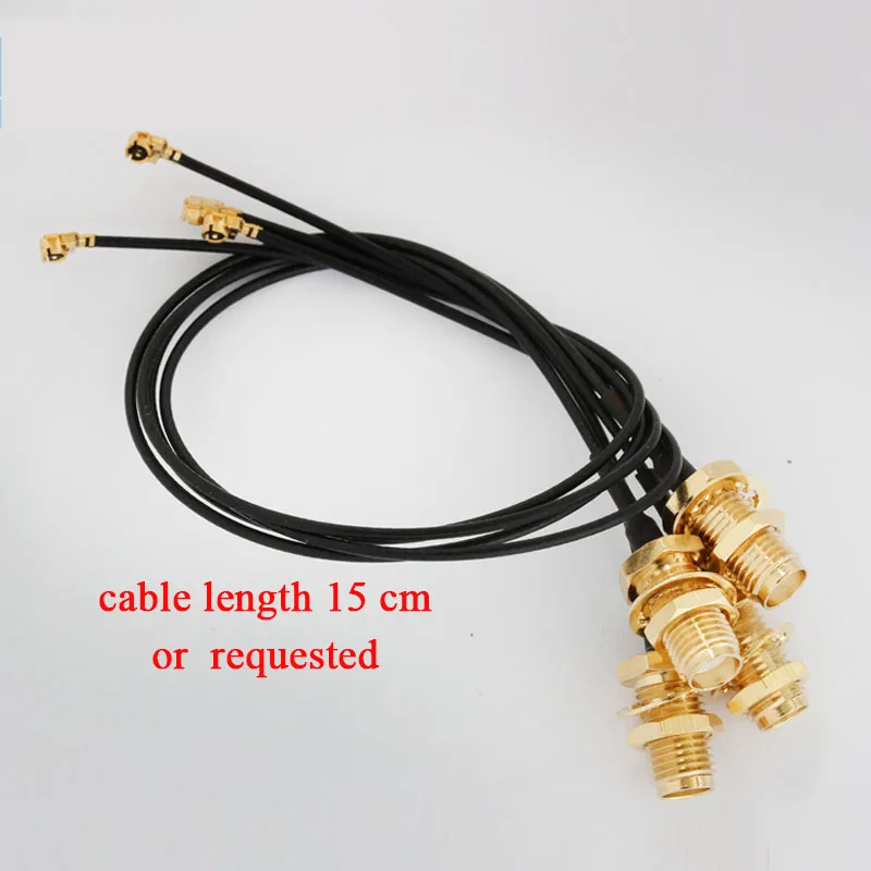 Монтажный кабель RG113 с косичкой 1,13 мм IPX от женского SMA 10 см с индивидуальным разъемом и длиной кабеля 1