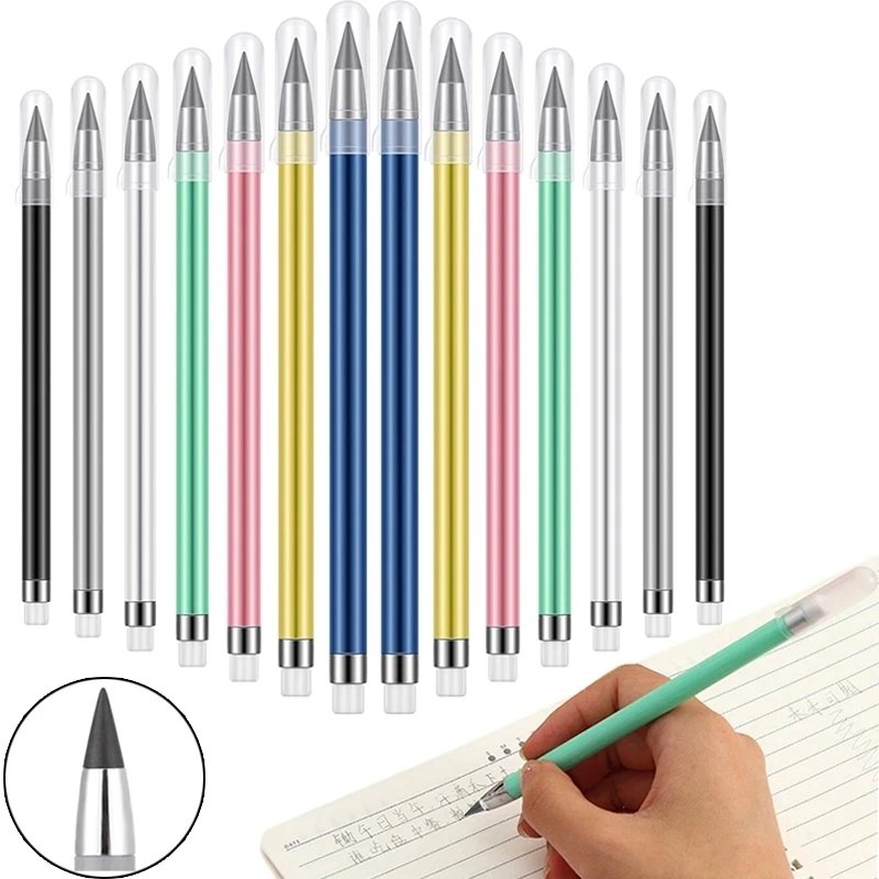 Новый карандаш без чернил, Неограниченное количество записей, Ручка HB, Красочный инструмент для рисования эскизов, Школьные канцелярские принадлежности, Подарок для ребенка, Канцелярские принадлежности 0