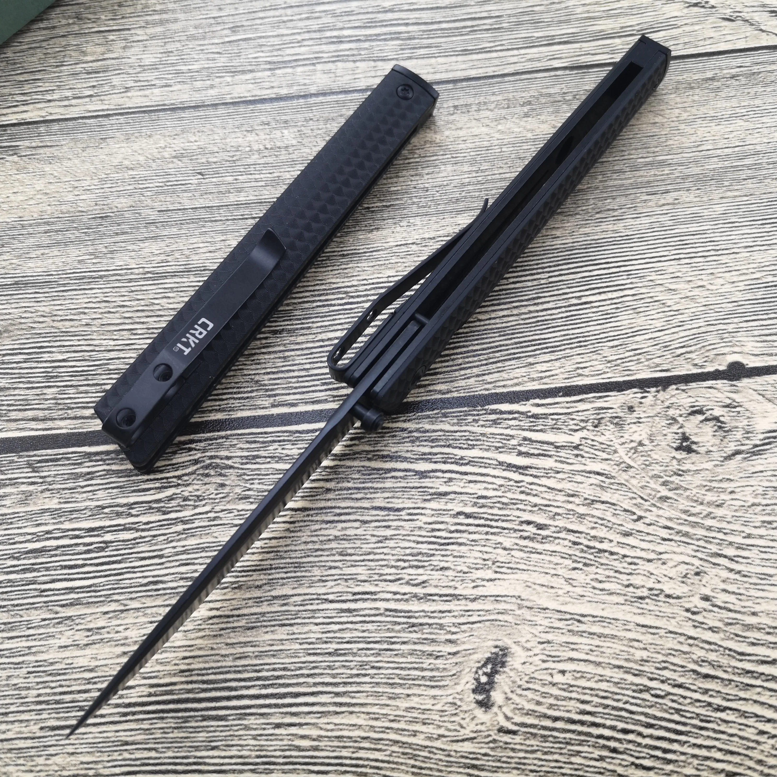 НОВЫЙ карманный нож CRkt 7096 CEO из черной стали 8Cr13 для выживания в кемпинге с Нейлоновой Ручкой, усиленной стеклом, Легкие инструменты 3