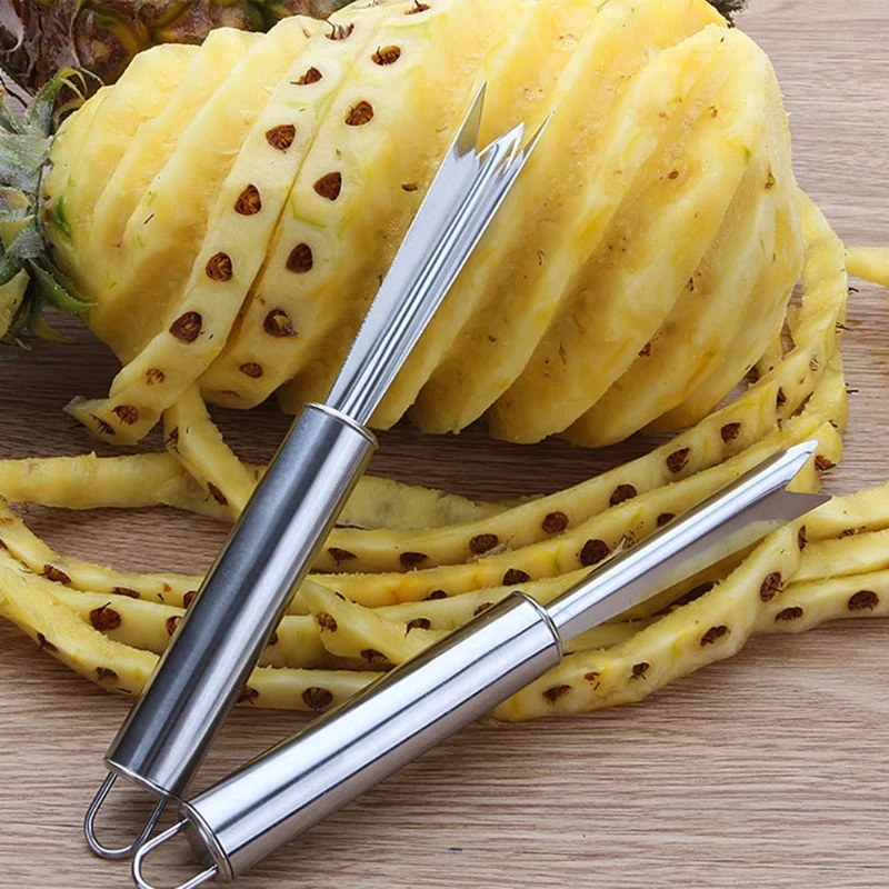 Нож для чистки ананасов из нержавеющей стали, Устройство для нарезки фруктов, Ушкорез 5