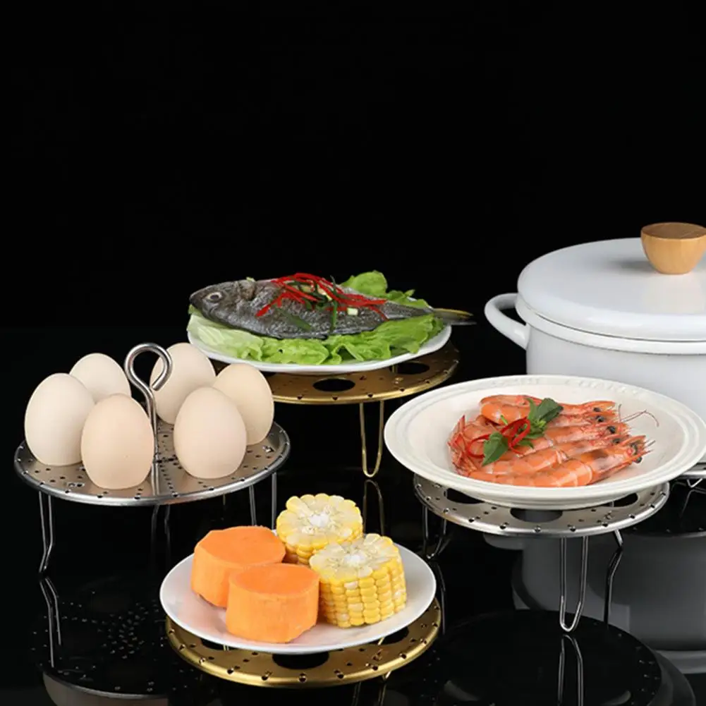 Прочная рисоварка-скороварка, Влагоизоляционная подставка для приготовления на пару, Подставка для яиц на пару, Недеформируемая Многофункциональная 3