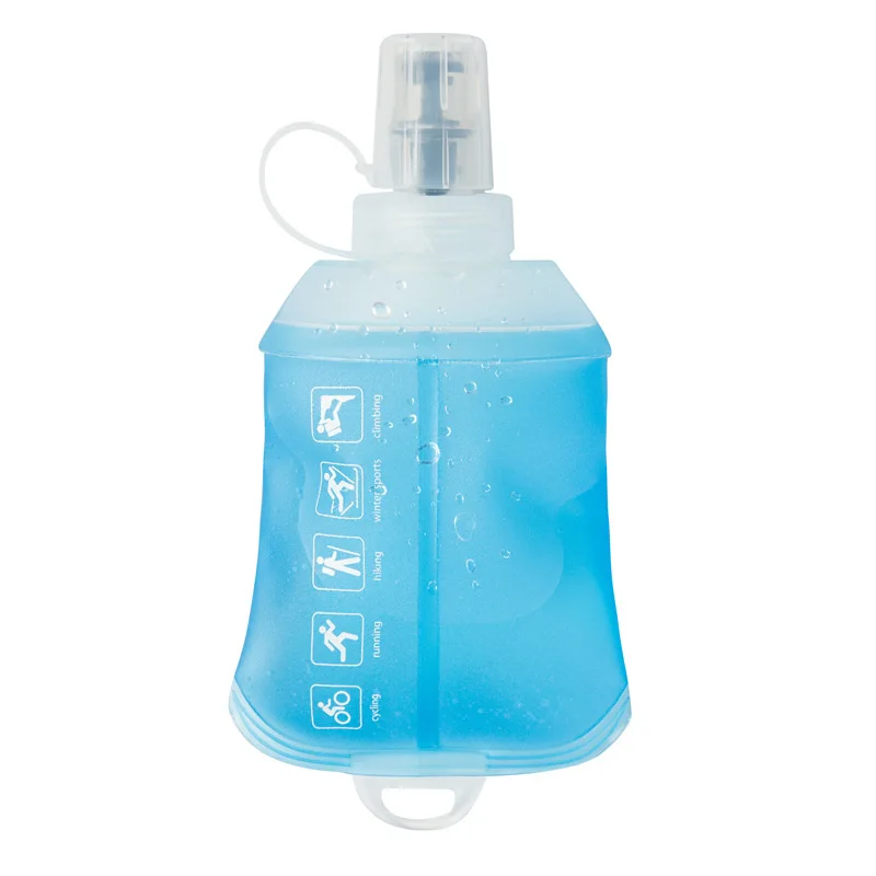 Складная мягкая фляга из ТПУ Спортивная бутылка для воды для бега кемпинга походов Сумка для воды Складная бутылка для воды для напитков Сумка для воды 0