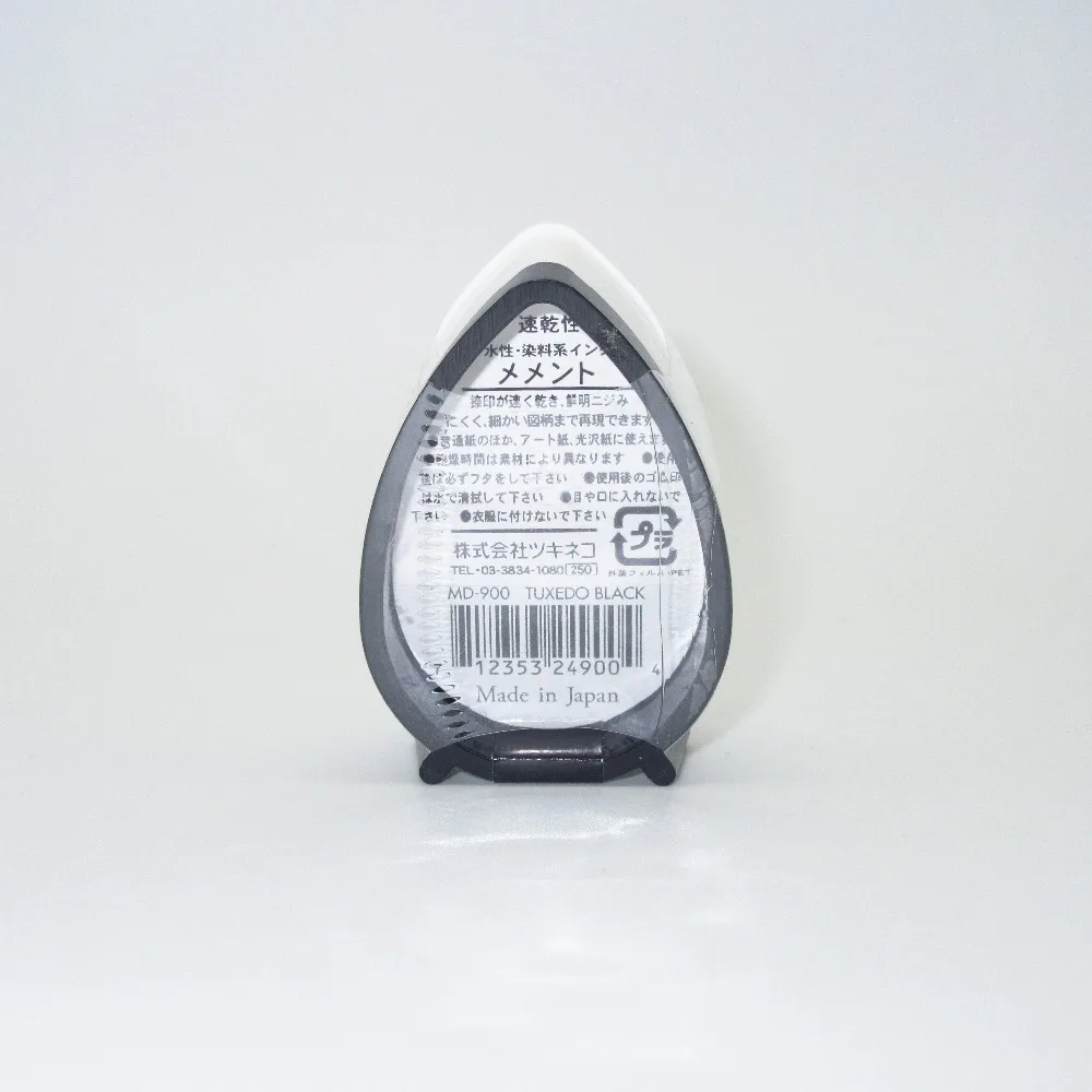 Чернильные подушечки Tsukineko MEMENTO С Устойчивым К выцветанию Красителем Tuxedo Black MD-900 Fast Dry Япония 2